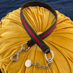 Gucci Green and Red Stripe Belt
